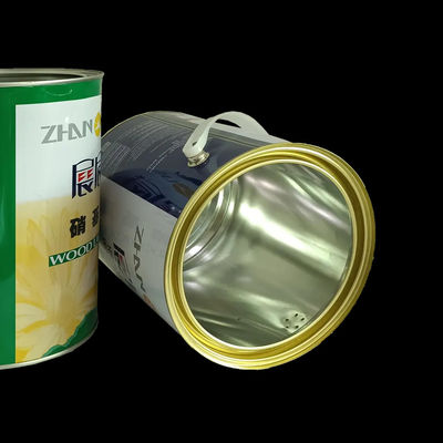 1 galon kolorowej farby olejowej Żelazne puszki z plastikowym uchwytem