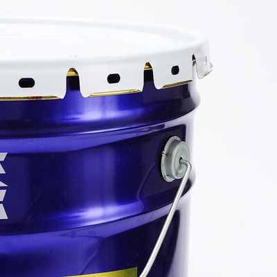 20L stalowe metalowe wiadra chemiczne z okrągłymi okładkami