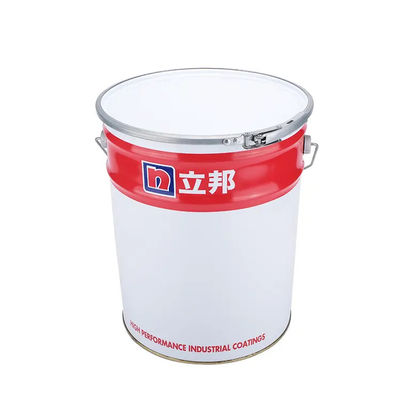 Otwarta Głowa UN Rated 24 Gauge Steel Bucket With Lever Lock Ring Lid