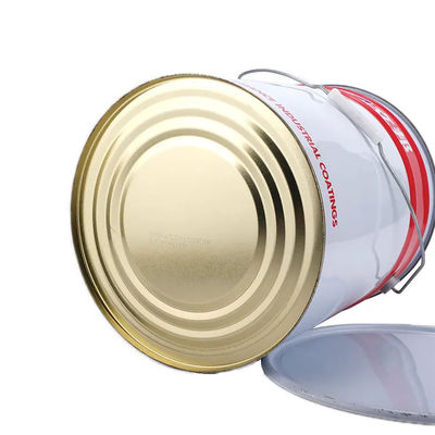 Otwarta Głowa UN Rated 24 Gauge Steel Bucket With Lever Lock Ring Lid