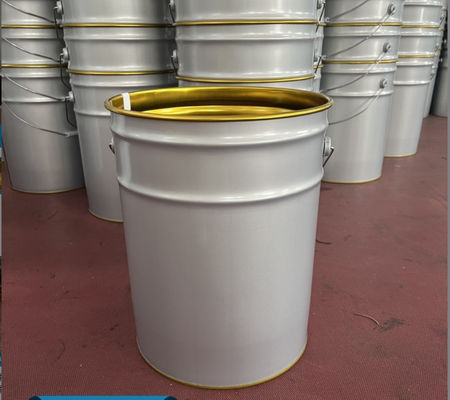 5L śrubka na pokrywie metalowy wiadro farby z plastikowym uchwytem