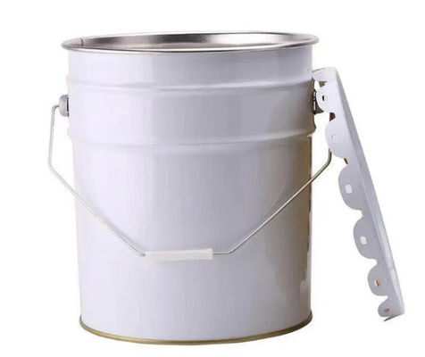 20L metalowy wiadro stalowy wiadro z pokrywką kwiatową